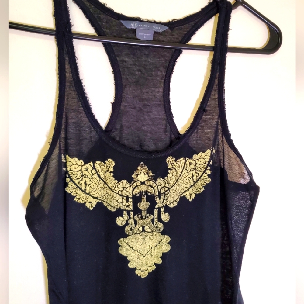 Armani Exchange Racerback Tank Top